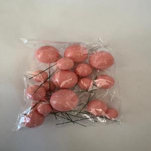 Pastel Toz Pembe Küre Pasta Süsü Seti